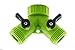 Lawn Sprinkler - FREE 2 Way Hose Splitter - Best 3 Arm Lightweight Garden Sprinklers- Covers 1000sq Ft - Fully Assembled Instructions Included – Water Sprinkler Gift for Gardeners by The Garden Shed