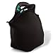 Nordic By Nature LARGE Neoprene Lunch Bag Set | Large & Thick Insulated Tote | 8 Design Options | Heavy Zipper & Premium Stitching | 13 x 12.5 x 6.5