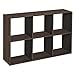 ClosetMaid 1582 Cubicals Mini 6 Cube Organizer, Espresso