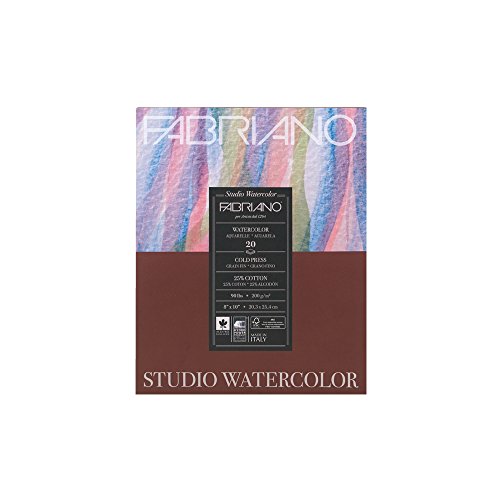 Fabriano Studio Watercolor Pad 8X10 CP 200G