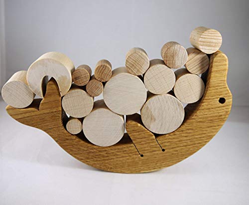 wooden balance toy