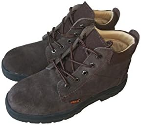 Safetoe Safety Shoes Work Boots Steel Toe Steel Midsole Leather Mens Size (EUR39/US7)