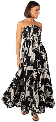 petal and pup women's hilary pleated maxi dress Hilary Pleated Maxi Dress