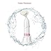 Cosomo Facial Brush Cleansing System Body Electric Massager Exfoliating Reviatlizing Waterproof Microdermabrasion Exfoliator Pore Minimizer Acne Dark Spots and Blackheads with 1 battery, White