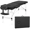 Aluminium Massage Table 73 Inch Massage Bed Spa Bed Massage Table W/Face Cradle Portable Carry Case Height Adjustable 2…