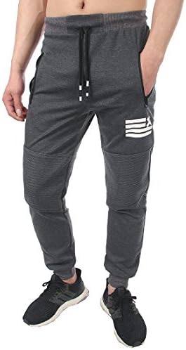 Jamickiki Men's Printed Trousers Long Harem Slim Fit Jogger Pants