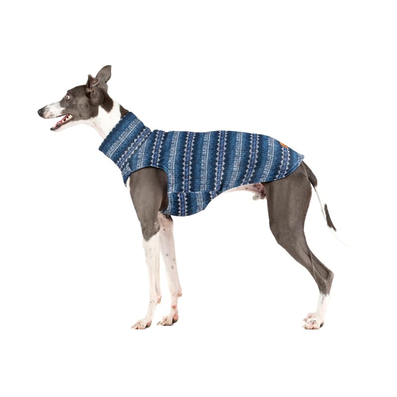 Acrylic Wool Jumper for Whippets: Style, Warmth and Comfort - Stylish Design and Fit Cold Protection - Ideal for Whippets, Italian Greyhounds and Greyhounds - Ethnic, S