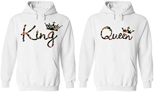 Couple Hoodies Set, Gift for him and her Matching Newlywed Anniversary Wedding Couples Hoodie