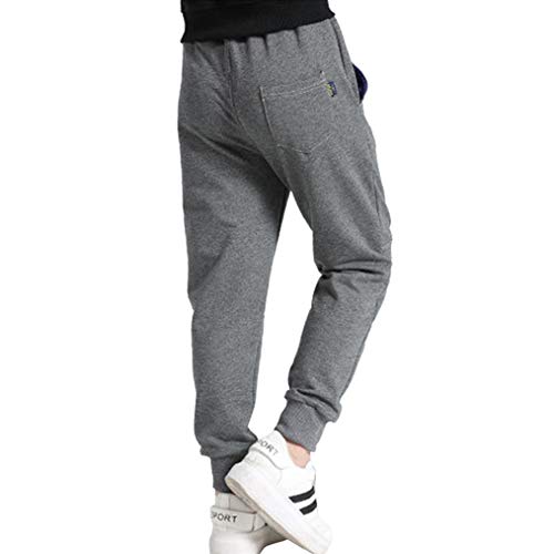 Rysly Boys Cotton Sweatpants Kids Casual Jogger Pants Tapered Ankle Pants Age 4-13 Years - //coolthings.us