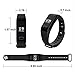 Fitness Tracker Band Smart Bracelet with Oxygen Blood Pressure/Heart Rate/Sleep Monitor Bluetooth Waterproof Sports Activity Tracker with OLED Touch Screen for Android and iOS