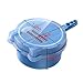 Vegetable Chopper Cutter Spiralizer 9 in 1 Multi-function Cutter Slicer Dicer Easy Food Chopper Slicer Dicer Tool Manual Mandoline for Cheese Onion Chopper (Blue)