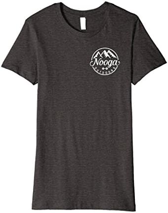 Womens Nooga Outdoors Branded T Shirt XL Dark Heather