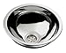 Ambassador Marine Half Sphere Stainless Steel Brushed Finish Sink, 10 1/2-Inch Wide x 4 1/4-Inch Deep