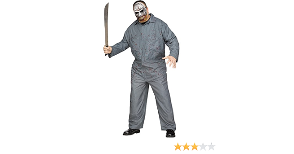 Amazon.com: Fun World mens Masked Madman Jason Costume : Ropa, Zapatos y  Joyería