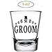 shop4ever Groom and Groom's Drinking Team Member Glass Shot Glasses Wedding Bachelor Party Shot Glasses 12 Pack