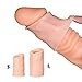Toysdance 2 Piece Of Male Penis Sleeve Flexible Foreskin Cock Ring TD0321