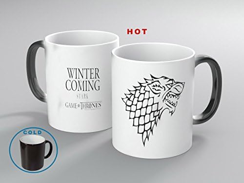 Miracle Mugs(Tm) Game of Thrones Winter Is Coming Heat Sensitive Mug