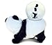 COTA Global Panda Snow Globe - Wildlife Animal Water Globe Figurine with Sparkling Glitter, Zoo Collectible Novelty Ornament for Home Decor, for Birthdays, Christmas, Valentine – 45mm