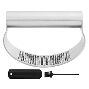 Handmatige Knoflookpers Stamper Crusher Squeezer met Brush Peeler Kit Kitchen Gadget Set Kitchen Utensil