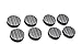 Lil Grippers Round Furniture Pads - Keep Furniture Where it Belongs! (1 Inch) 8 Pack