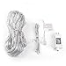Joomer 12ft x 5ft 360 LED Christmas Net Lights,8 Modes Low Voltage Mesh Fairy String Lights for Christmas Trees, Bushes, Wedding, Garden, Outdoor Decorations (Transparent Wire)(Warm White)