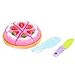 ThinkMax Kids Play Tea Set Toy with Cake for Children Tea Party Pretend Play Game with Cute Smiley Face Design (24 Pieces)
