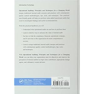 Operational Auditing: Principles and Techniques for a Changing World (Internal Audit and IT Audit)