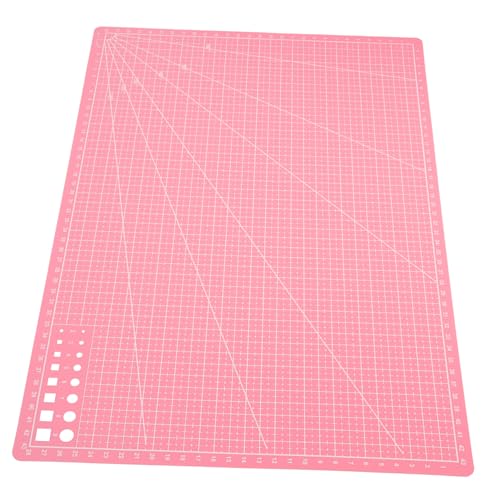 Angoily Cutting Mats for Crafts Quilting Cutting Mats Pink Non-slip Surface for Teachers Students