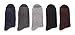 ProEtrade Mens Wool Socks Thermal Heavy Winter Thick Warm Fuzzy Socks For Cold Weather 5 Pack (Solid Color)