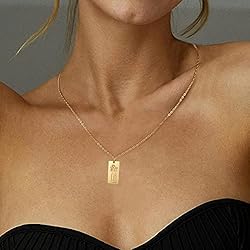 Susook Goddess Necklace for Women 18K Gold Plated