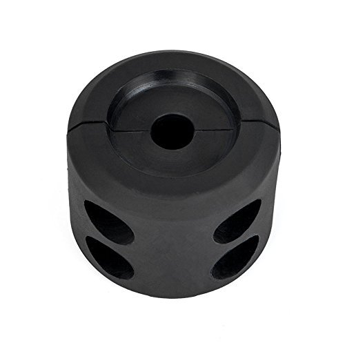 Opall Black Rubber Winch Cable Hook Stopper for ATV UTV,Heavy Duty Line Saver with Allen Wrench - Thumbnail 4