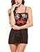 Avidlove Women Babydoll Sexy Lingerie Set Sleepwear Lace Mesh Chemises Outfit