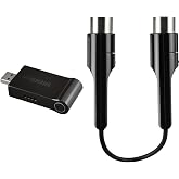 Yamaha UDWL01 WiFi USB/MIDI Adapter and Yamaha Wireless MD-BT01 5-PIN DIN MIDI Adapter Bundle