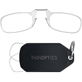 Always With You by ThinOptics Classic Keychain Reading Glasses | Keychain reading glasses with ultra-thin armless readers in a compact case. Clip to keys, bags or backpacks for easy access.