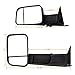 SCITOO Towing Mirrors fit for Dodge for Ram High Perfitmance Exterior Mirrors fit 1998-2002 for Ram 1500 for Ram 2500 for Ram 3500 with Power Controlling Heated Manual Flipping up and Telescoping