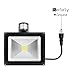 Warmoon LED Motion Sensor Flood Light 30W Outdoor IP65 Waterproof 6500K Daylight White Security Wall lighting With Sensitive Detector for Entryways, Stairs, Porch, Yard, Garage