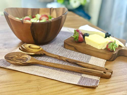 2 Teak+Tectona+Handmade+Handles+Eco+Resistant
