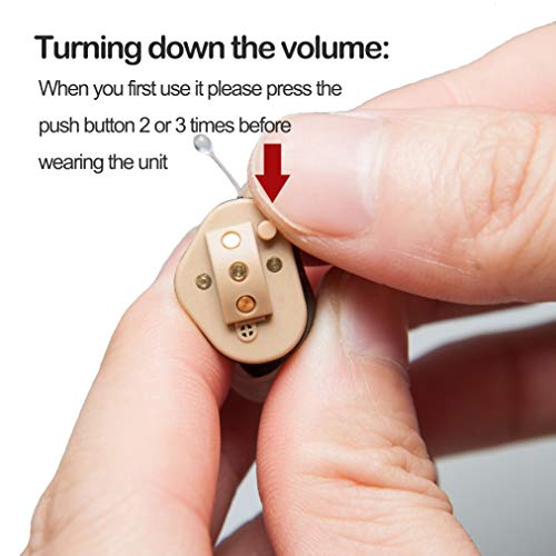 Rechargeable Hearing Amplifier Device to Assist Hearing for Adults with Digital Noise Reduction CIC ITE ITC Style