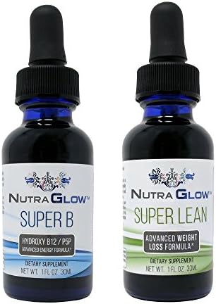 Super Bundle - Advanced Energy & Weight Loss System - Vitamin B6 + B12 & Appetite Suppressant Sublingual Vegan Supplement Liquid Drops - Value Pack by NutraGlow