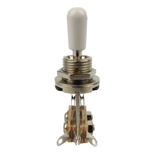 IKN Switch 3 Way Toggle Switch Pickup Selector Switch White