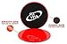 Workout Core Sliders Fitness Exercise and Resistance Loop Bands Bundle with Exercise eBook - Lightweight Workout Equipment for Home
