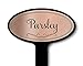 Red Tail Crafters Oval T-Top Herb Garden 08in Metalgraph Stakes Plant Markers 10/set Copper