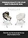 Bassinet Fitted Sheet (2 Pack) | 100% Jersey Cotton Baby Oval fitted halo mattress sheets | Unisex Bassinest Cover Set 