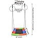 Swinging Monkey Giant Mat Platform Swing in Vibrant Rainbow Tree Swing 40