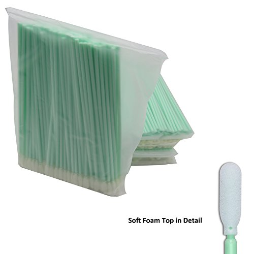 Cleanmo Firearm Cleaning Kit, Hard To Reach Area Detailing Foam Tipped Swab,Pack of 100