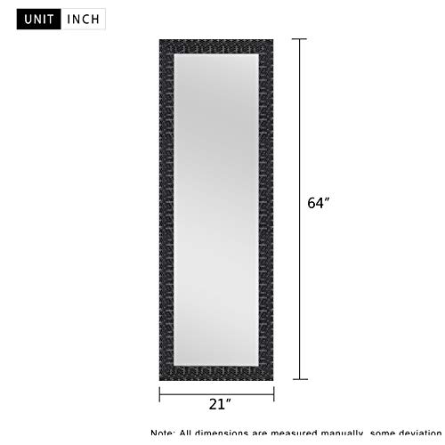 Elevens Floor Mirror Mosaic Style 65”x22” Full Length Mirror, Large