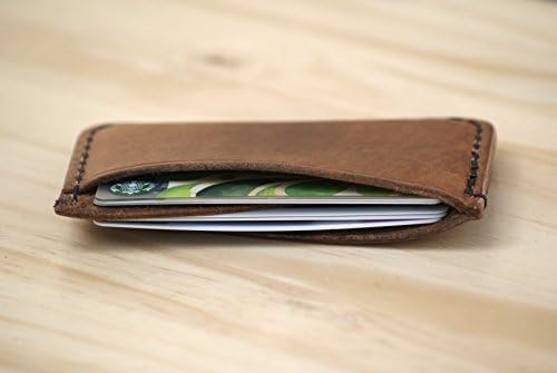 Leather Card Wallet, Leather Slim Wallet, Leather Minimalist Wallet, Leather Card Holder, Vegetable Tanned Leather Wallet, Gift Idea