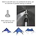 Adjustable Tarp Poles Set of 2, Tent Poles Canopy Poles Telescoping Aluminum Rods Portable Awning Poles for Camping, Backpacking, Hiking