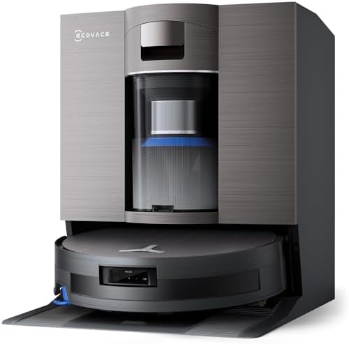 ECOVACS DEEBOT X11 OmniCyclone Robot Vacuum and Mop, PowerBoost Charging, OZMO Roller 2.0 Instant Self-Washing Mop, 19,500Pa Blast Suction, Bagless OmniCyclone Station, AIVI 3D Smart Navigation