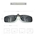 Besgoods 2PCS (Yellow Night Vision+Black) Sport Driving Polarized Clip-on Sunglasses Flip up Glasses Lenses Cycling Fishing Outdoor
